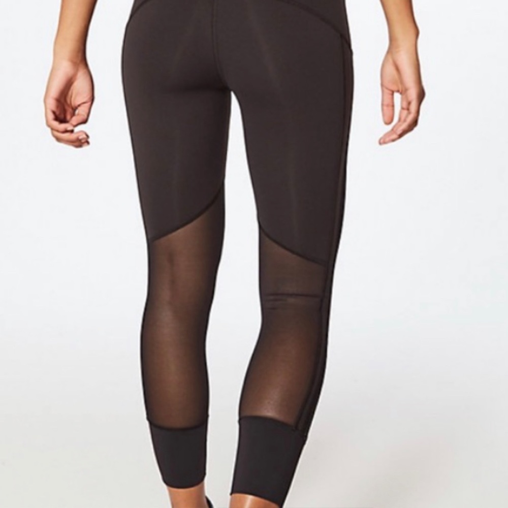 LULULEMON *Rare* Black Mesh Leggings - Picture 5 of 6